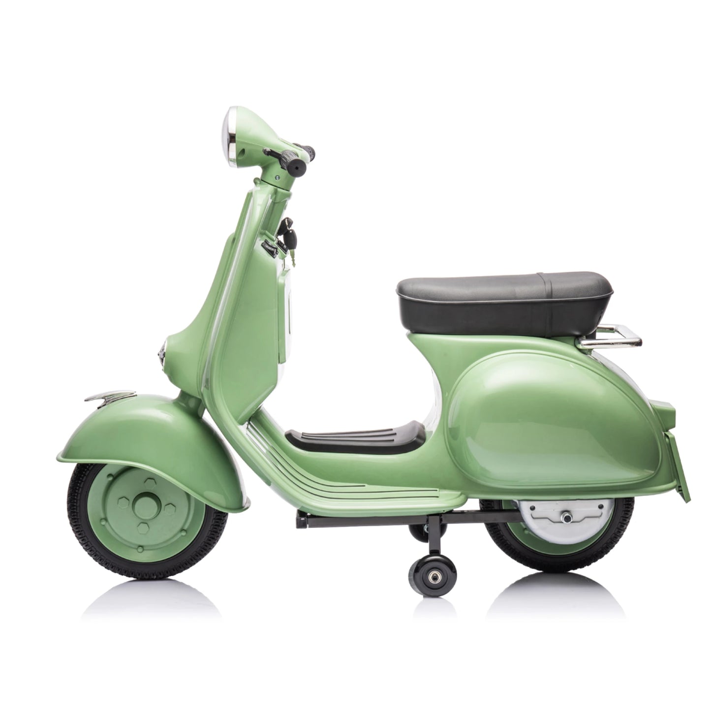 MOTO A BATERÍA PARA NIÑOS VESPA COLOR VERDE
