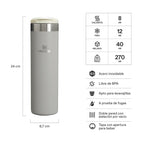 Botella Termo Stanley Aerolight 591ml Color Gris Ceniza Ash 2.0