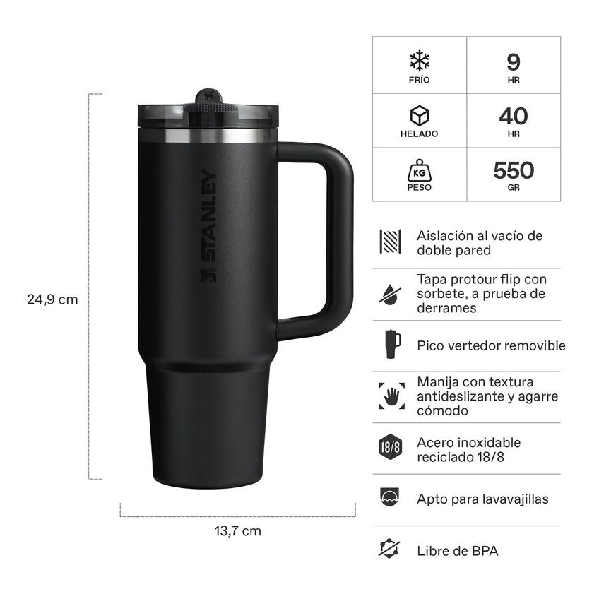 Stanley Quencher Protour Black 2.0 | 887 ml