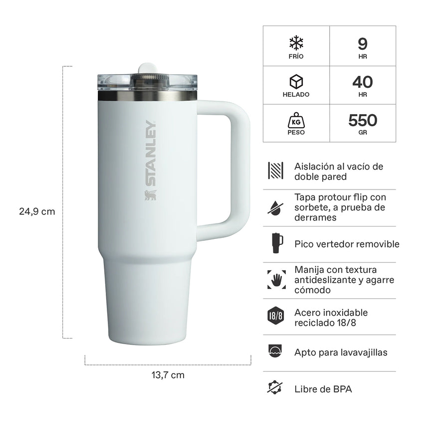 Stanley Quencher Protour Blanco Frost  2.0 | 887 ml