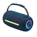 PARLANTE PORTATIL BLUETOOTH CON CORREA SIMIL BOOMBOX AZUL