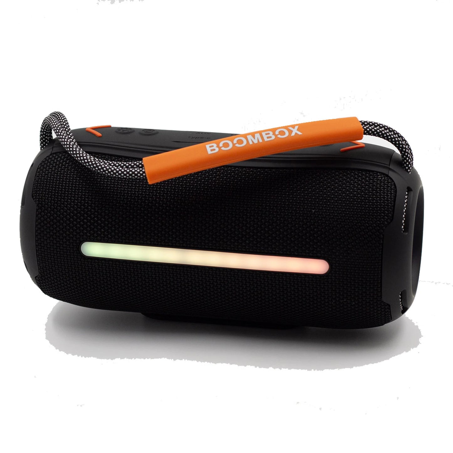 PARLANTE PORTATIL BLUETOOTH CON CORREA SIMIL BOOMBOX NEGRO