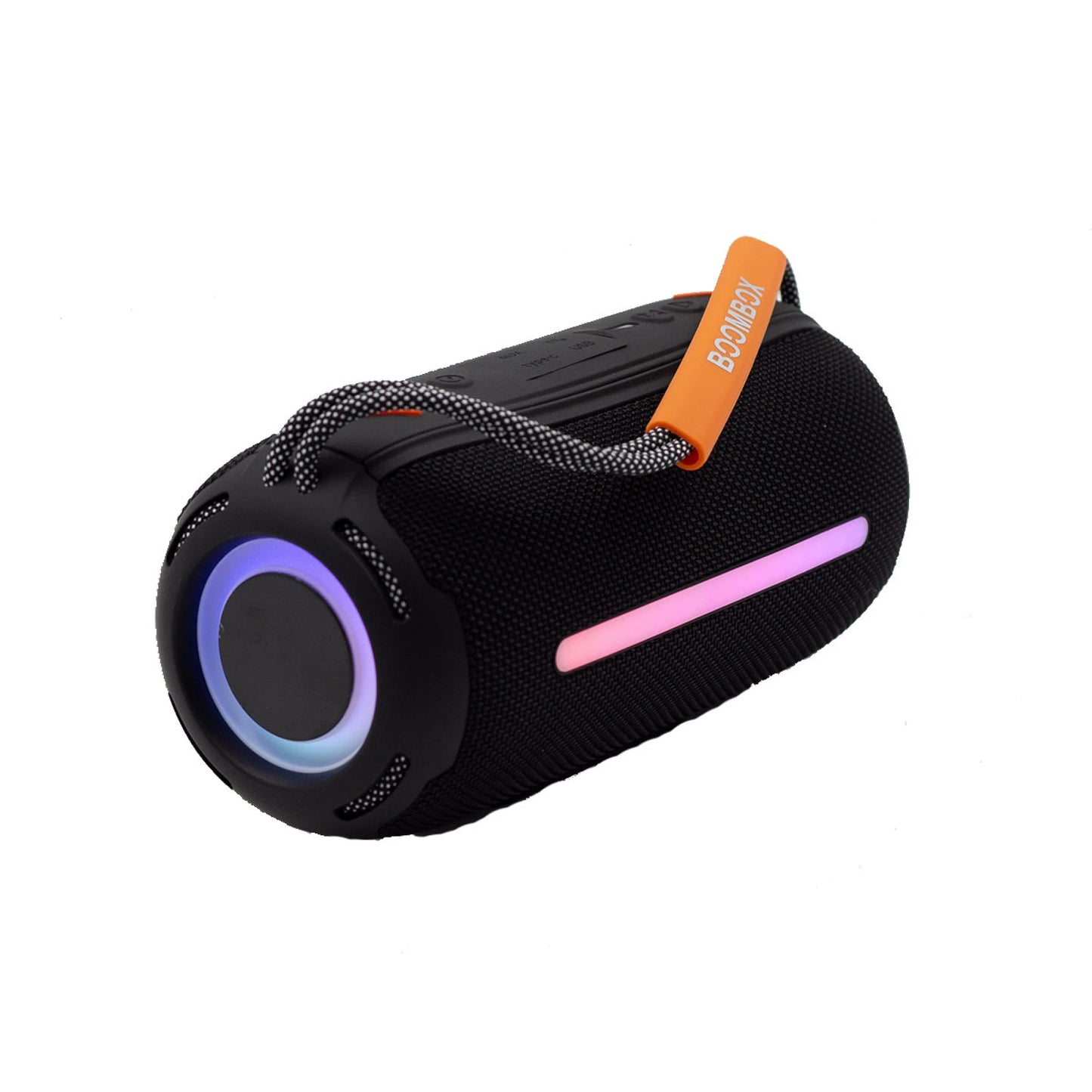 PARLANTE PORTATIL BLUETOOTH CON CORREA SIMIL BOOMBOX NEGRO