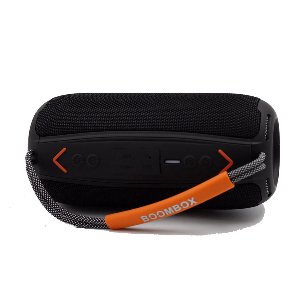 PARLANTE PORTATIL BLUETOOTH CON CORREA SIMIL BOOMBOX NEGRO