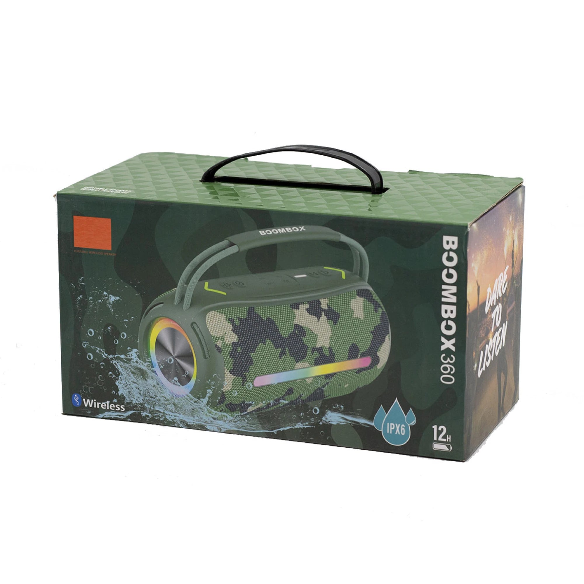 PARLANTE PORTATIL BLUETOOTH CON CORREA SIMIL CHARGE SQUAD