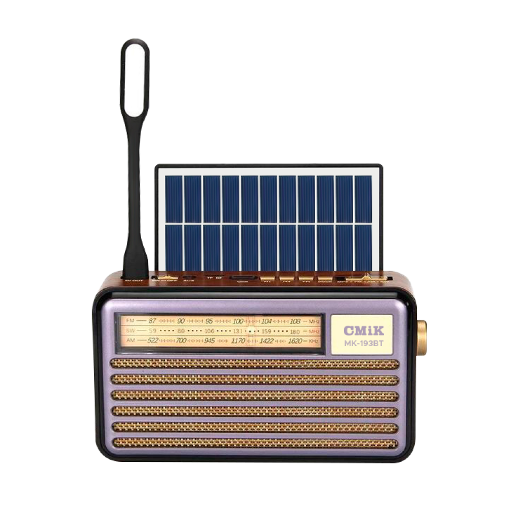 Radio Portátil Retro CMIK AM/FM Bluetooth