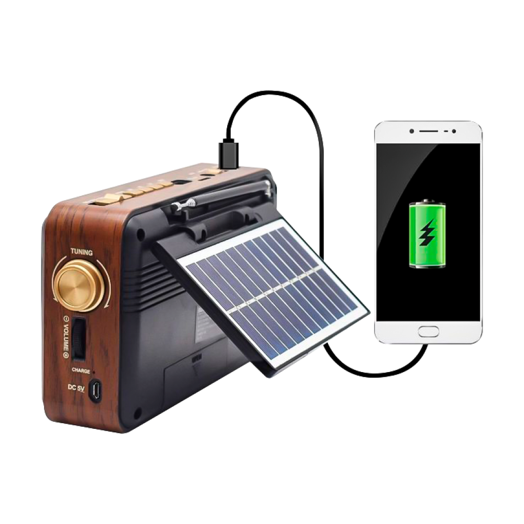 Radio Portátil Retro CMIK AM/FM Bluetooth