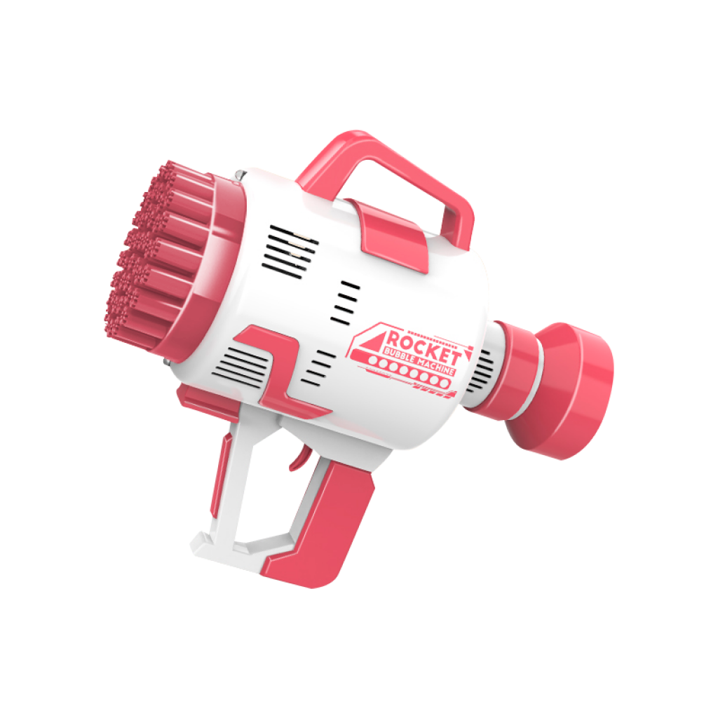 PISTOLA DE BURBUJAS AUTOMÁTICA RECARGABLE