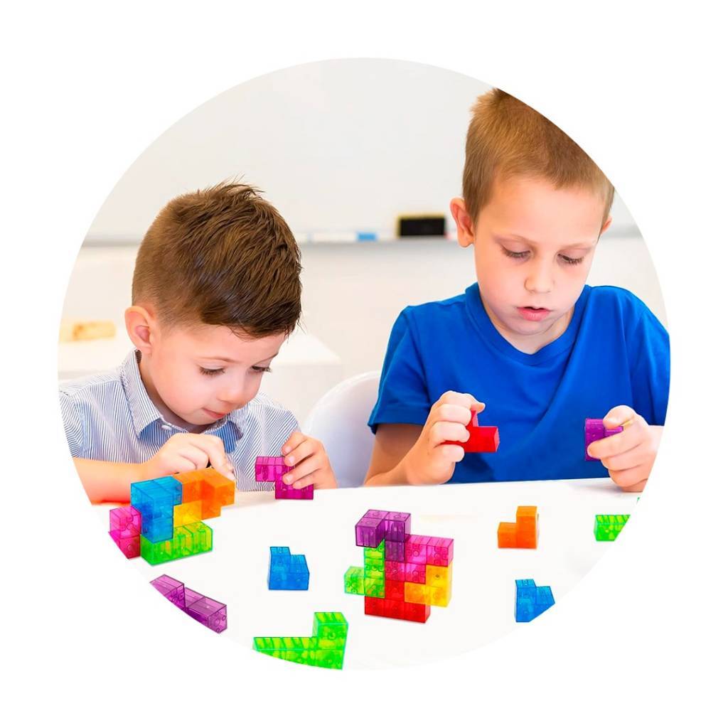 BLOQUES MAGNÉTICOS 6 piezas tipo tetris