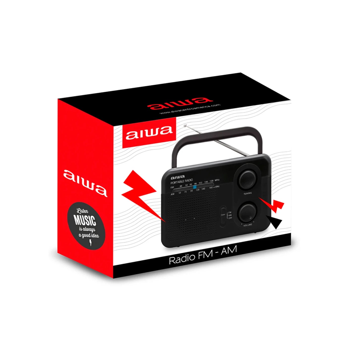 AIWA RADIO ANÁLOGA BOLSILLO AWFML4 AM FM