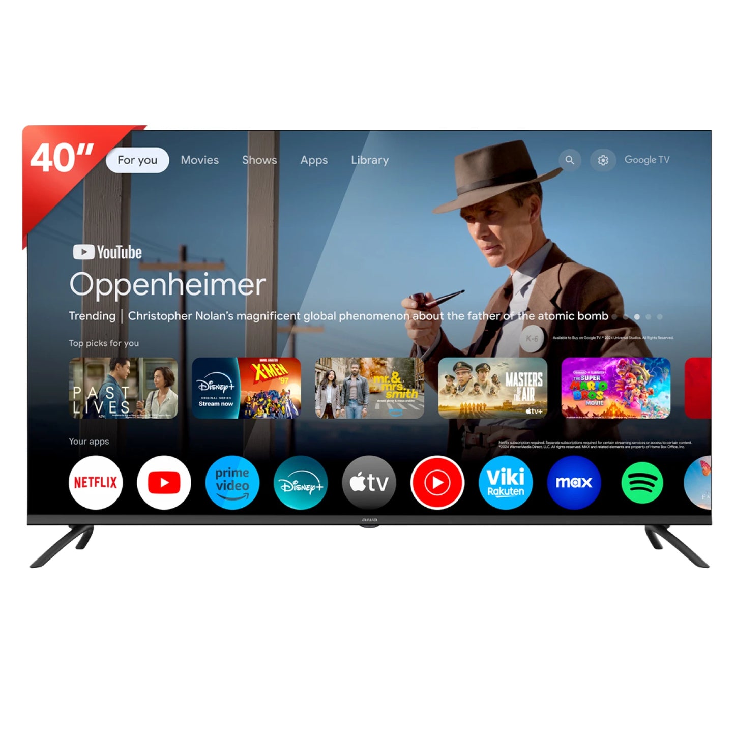 Smart TV 40'' AIWA | Google TV | Full HD