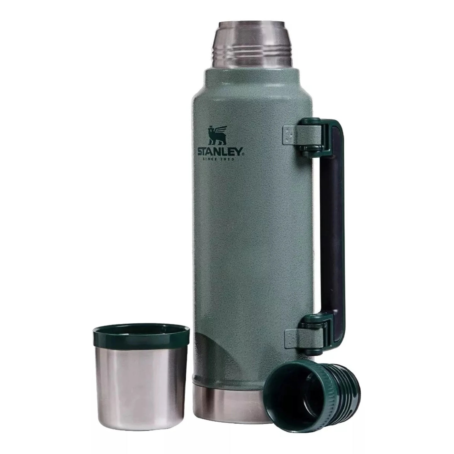 Termo Stanley Classic 1.4 L Azul (1.5 qt) con Asa Plegable