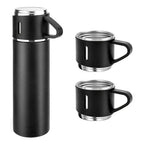 SET Termo 500ml Agua Frio Caliente + 3 Tazas Acero Inoxidable Varios Colores