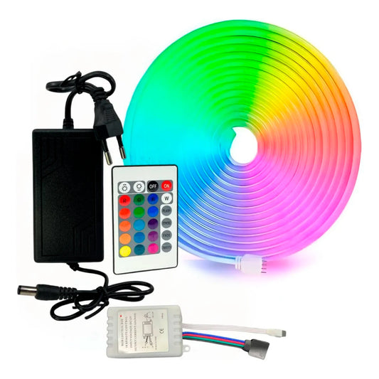 Tira Neón RGB 5 MTS Color Full Light