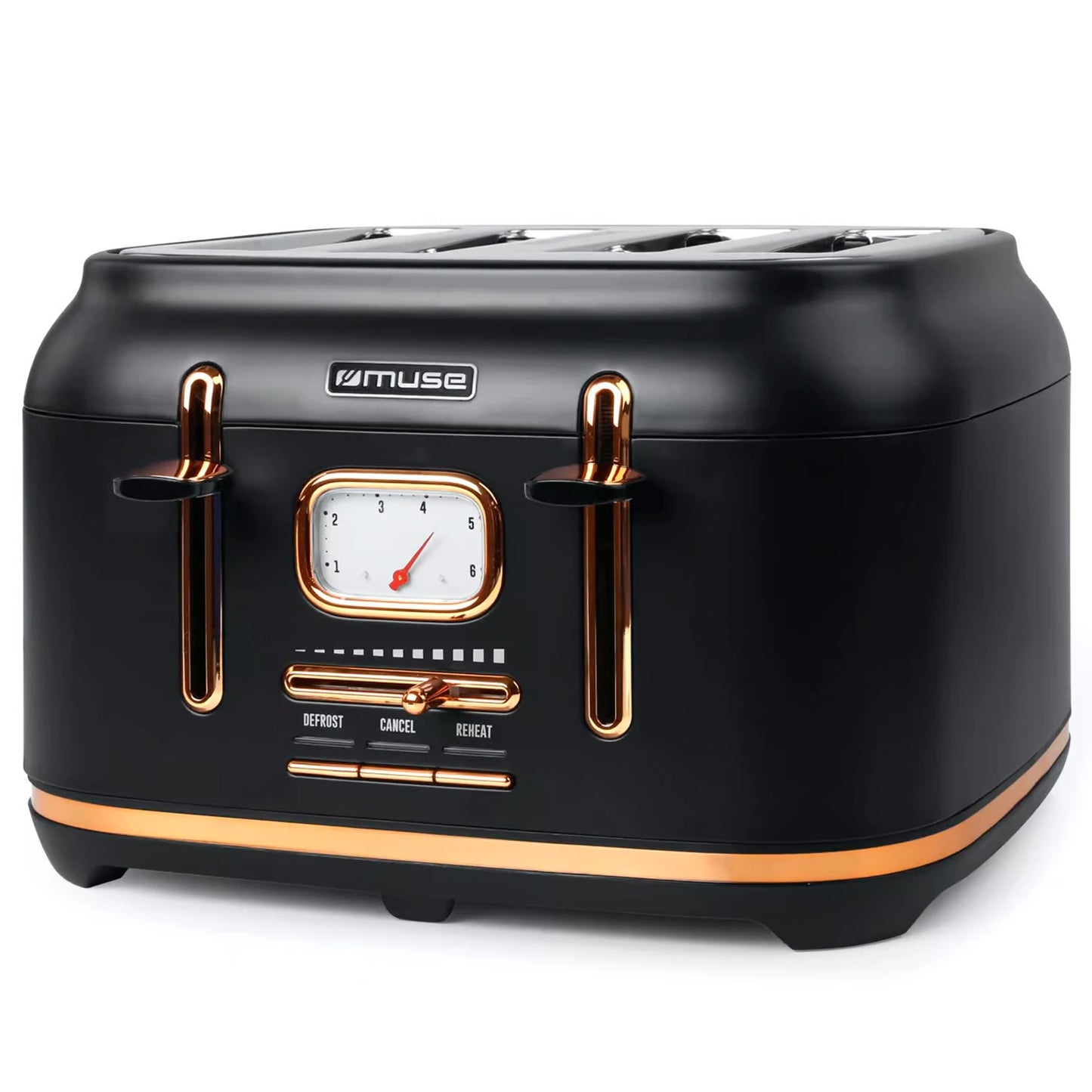 Tostadora Eléctrica De 4 Panes Muse Ms-131 Bc