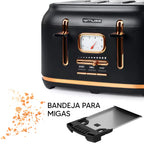 Tostadora Eléctrica De 4 Panes Muse Ms-131 Bc