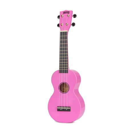 Ukelele Mahalo Mr1 Rainbow Rosa Con Funda