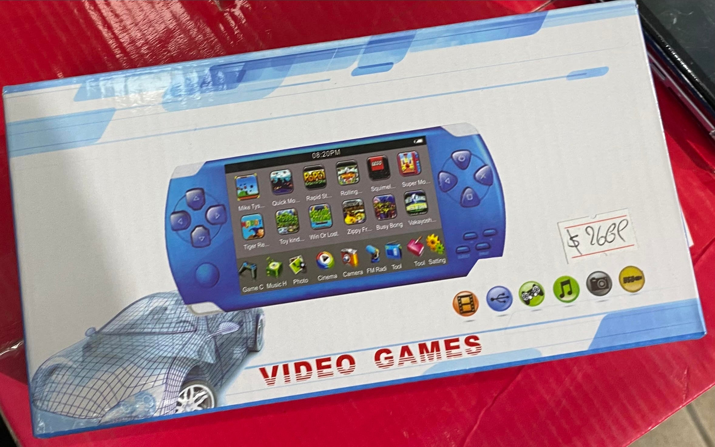 CONSOLA DE JUEGOS PORTÁTIL COLOR NEGRO