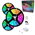 Cinta Tira Luces Led Rgb Con Transformador + Control - 15 Metros